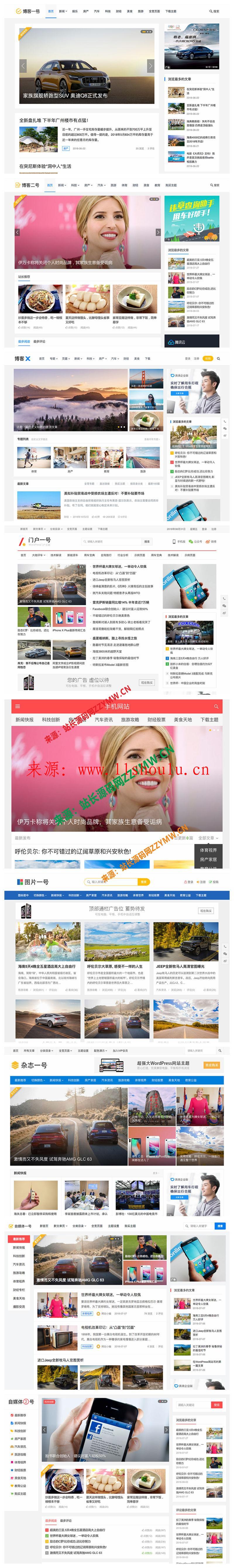 主題巴巴 WordPress 主題九套 WordPress SEO 插件打包下載