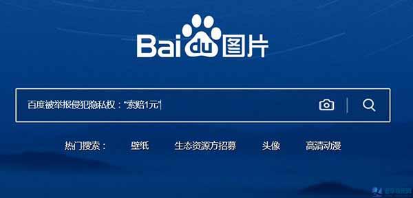 百度被舉報侵犯隱私權:“索賠1元”