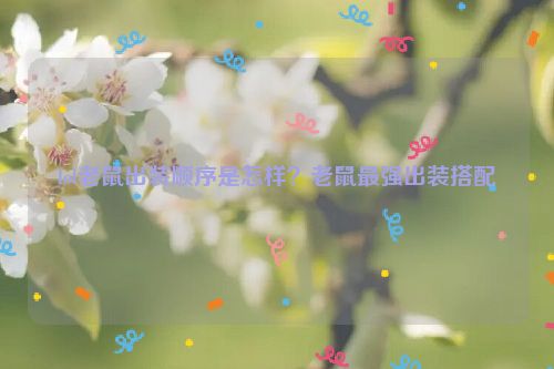 lol老鼠出裝順序是怎樣？老鼠最強(qiáng)出裝搭配